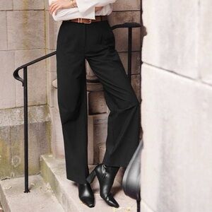 Rhône Women’s Commuter Pleated Trousers Active Businesswear Black Size 0